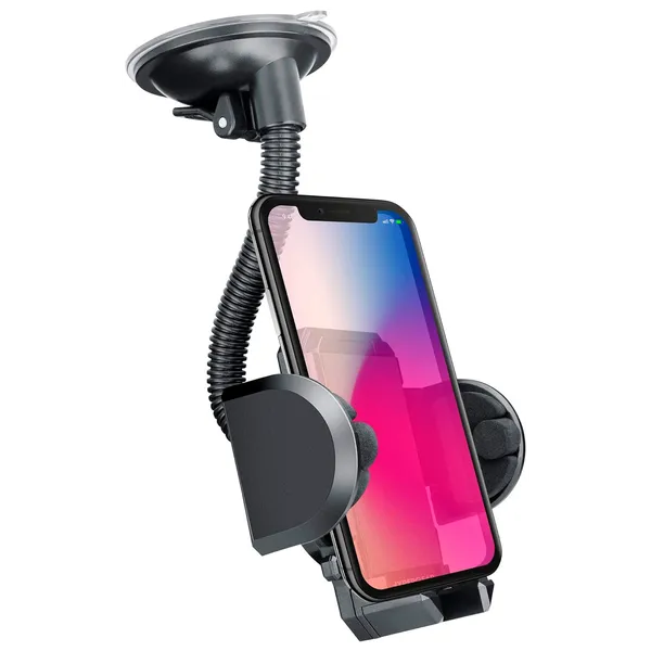 Soporte de Parabrisas Universal HyperGear para Teléfono Celular Flexible